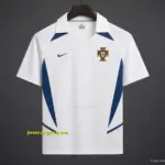 Retro 2002 Portugal Away White Jersey