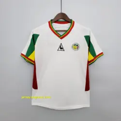 Retro 2002 Senegal white Soccer Jersey