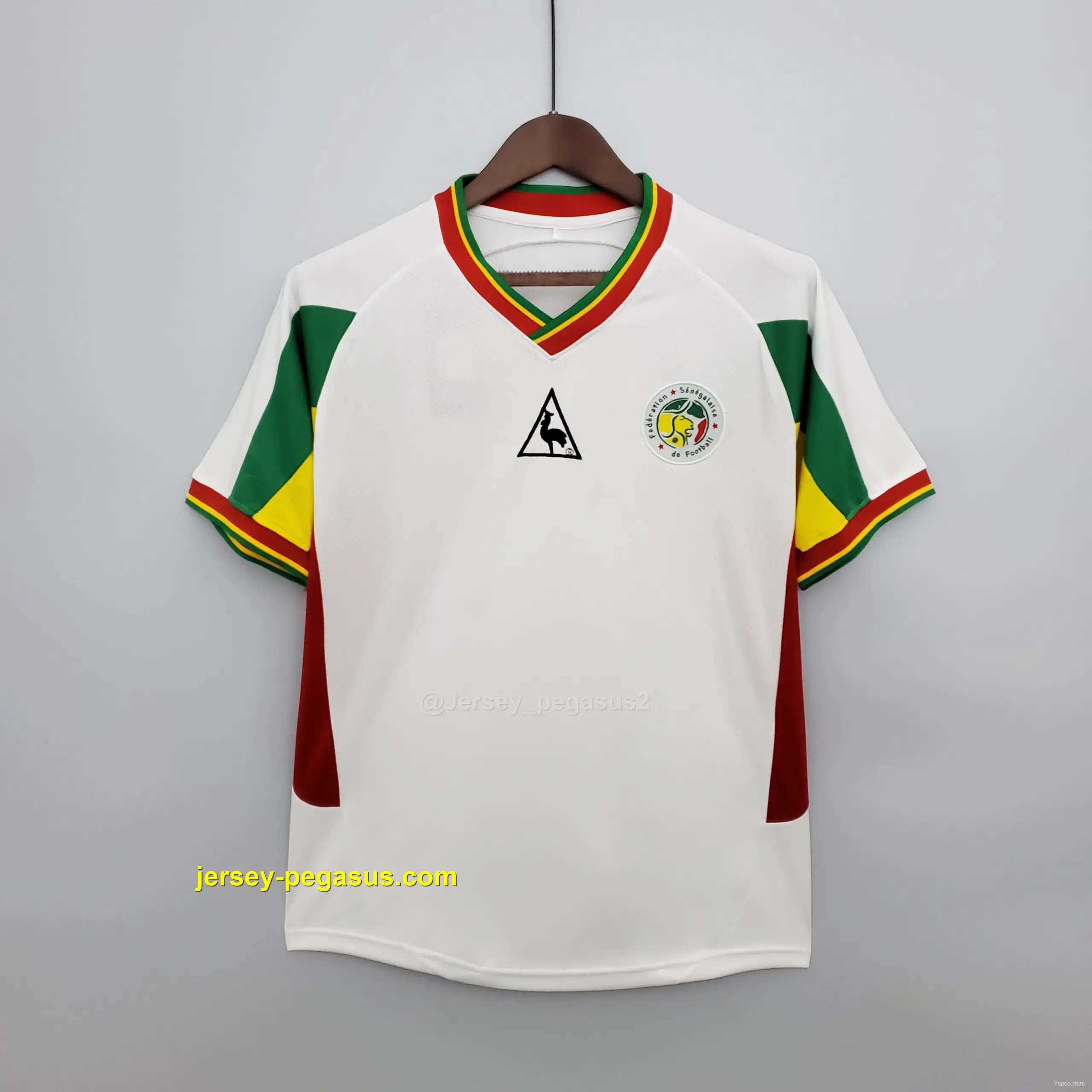 Retro 2002 Senegal white Soccer Jersey Retro 2002 Senegal white Soccer Jersey