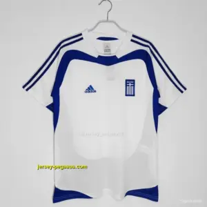 Retro 2004 Greece Away Soccer Jersey