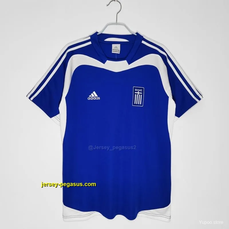 Retro 2004 Greece Home Soccer Jersey Retro 2004 Greece Home Soccer Jersey