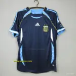 Retro 2006 Argentina Away Blue Jersey