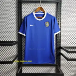 Retro 2006 Brazil Away Blue Jersey