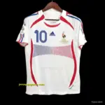 Retro 2006 France Away Soccer Jersey With 06 World Cup Patch