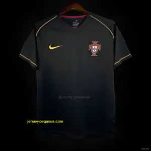 Retro 2006 Portugal Away Black Jersey