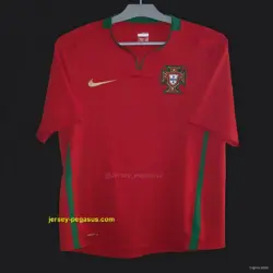 Retro 2008 Portugal Home Jersey