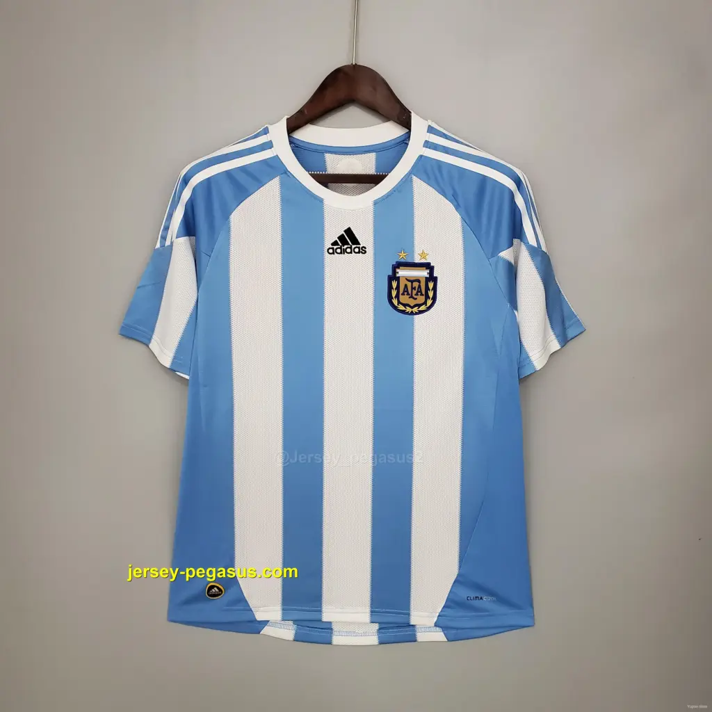 Retro 2010 Argentina home Soccer Jersey