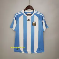 Retro 2010 Argentina home Soccer Jersey