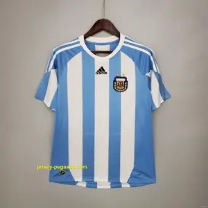 Retro 2010 Argentina home Soccer Jersey
