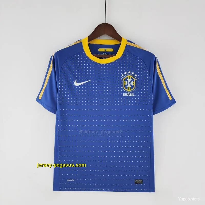Retro 2010 Brazil Away Soccer Jersey Retro 2010 Brazil Away Soccer Jersey