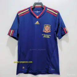 Retro 2010 Spain Away Soccer Jersey