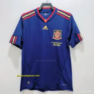 Retro 2010 Spain Away Soccer Jersey