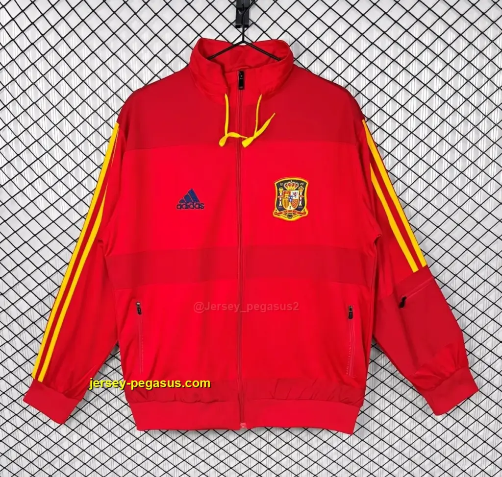 Retro 2010 Spain Home Full Zipper Jacket
