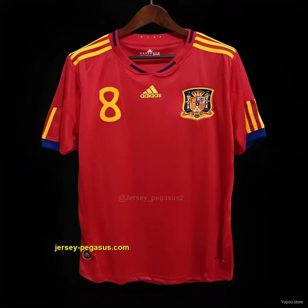 Retro 2010 Spain Home Jersey