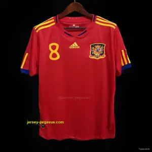 Retro 2010 Spain Home Jersey