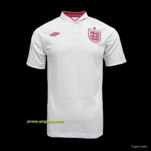 Retro 2012 England Home Soccer Jersey