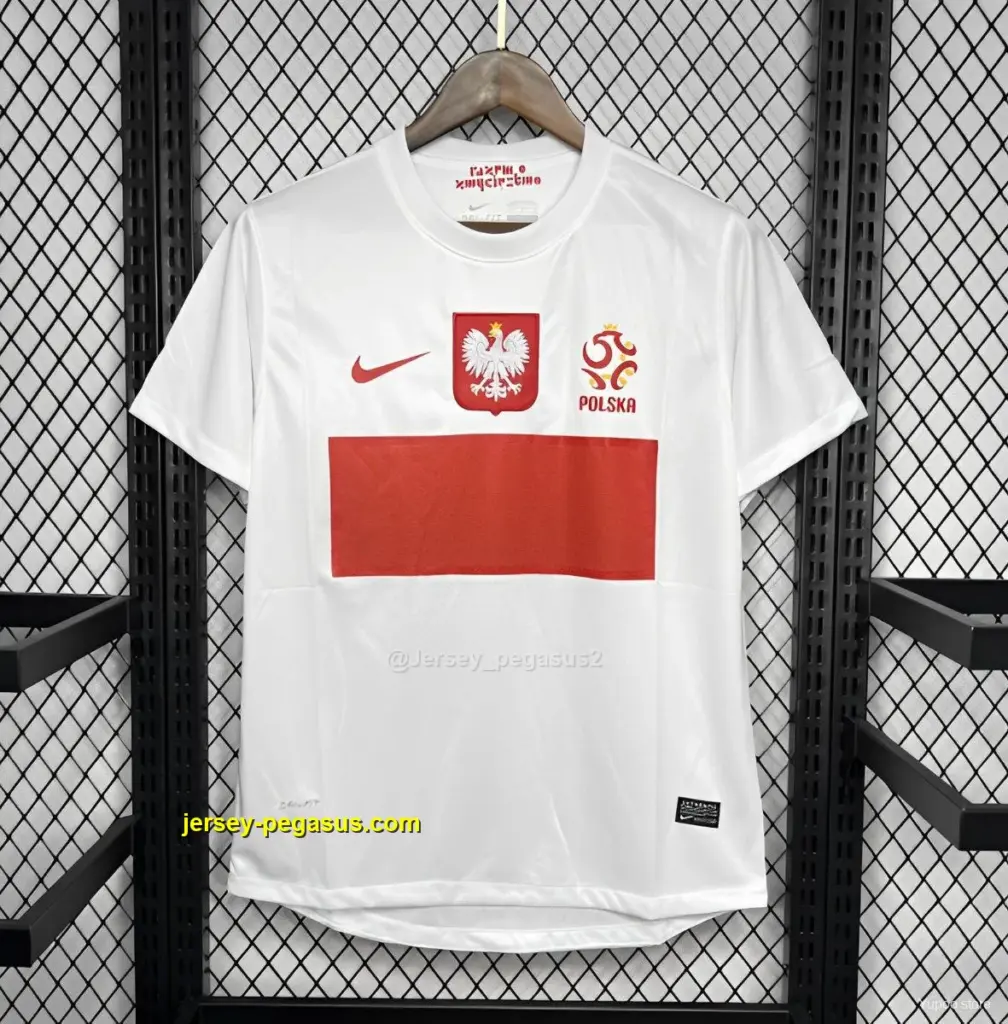 Retro 2012 Poland Home Jersey