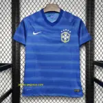 Retro 2014 Brazil Away Blue Jersey
