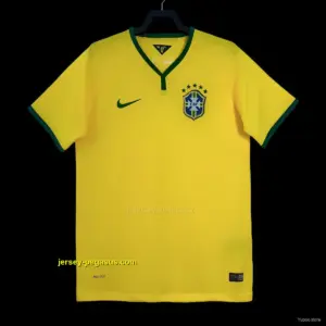 Retro 2014 Brazil Home Jersey