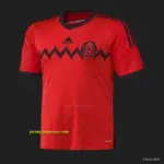 Retro 2014 Mexico Away Red Jersey