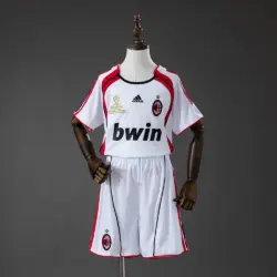 AC Milan Away Retro Kids Kit Jersey