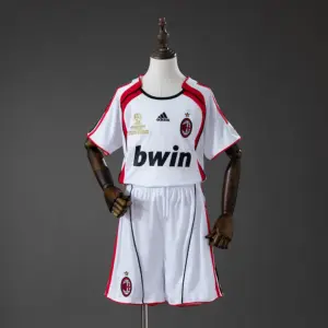 AC Milan Away Retro Kids Kit Jersey