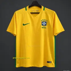 Retro 2016 Brazil Home Jersey