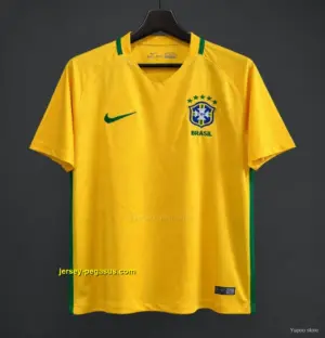 Retro 2016 Brazil Home Jersey