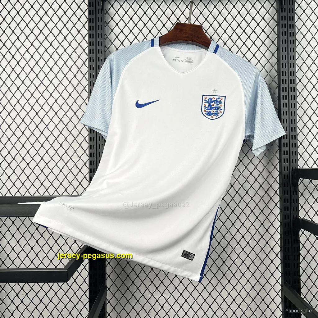 Retro 2016 England Home Jersey Retro 2016 England Home Jersey
