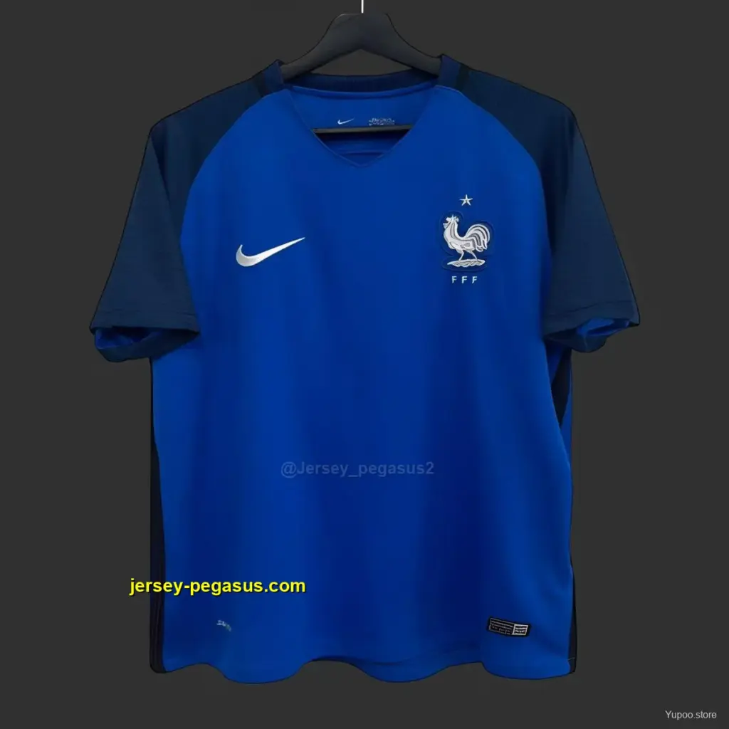 Retro 2016 France Home Jersey