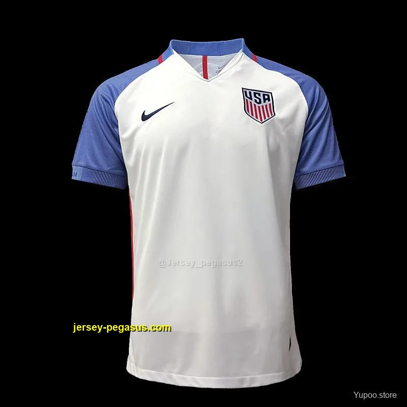 Retro 2016 USA Home Soccer Jersey Retro 2016 USA Home Soccer Jersey