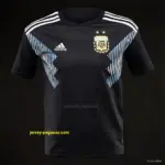 Retro 2018 Argentina Away Black Jersey