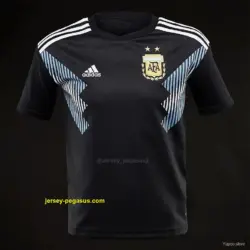 Retro 2018 Argentina Away Black Jersey