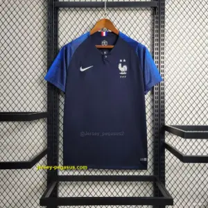 Retro 2018 France Home Jersey