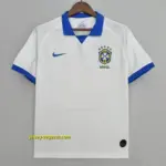 Retro 2019 Brazil Away White Jersey