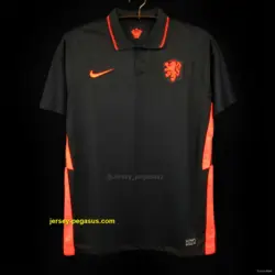 Retro 2020 Netherlands Away Black Jersey