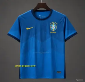 Retro 2021 Brazil Away Blue Jersey
