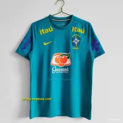 Retro 2021 Brazil Blue Training Jersey