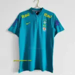 Retro 2021 Brazil Blue Training POLO Shirt