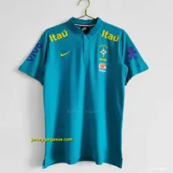 Retro 2021 Brazil Blue Training POLO Shirt