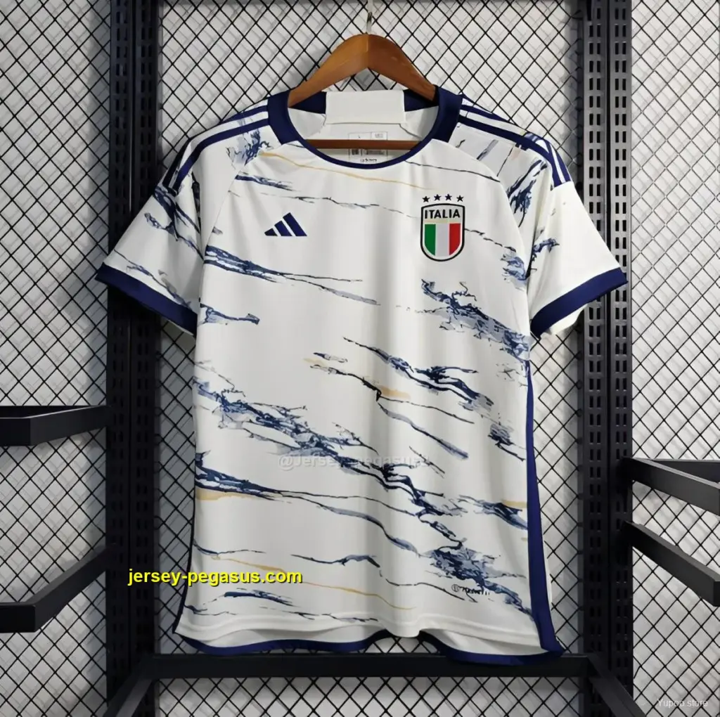 Retro 2023 Italy Away White Jersey