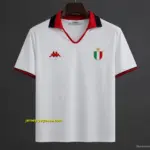 Retro AC Miilan Away White Champion League Jersey