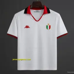 Retro AC Miilan Away White Champion League Jersey