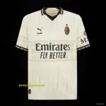 Retro AC Milan Forth White Jersey