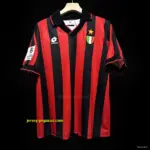 Retro AC Milan Home Champion League Jersey With Patches