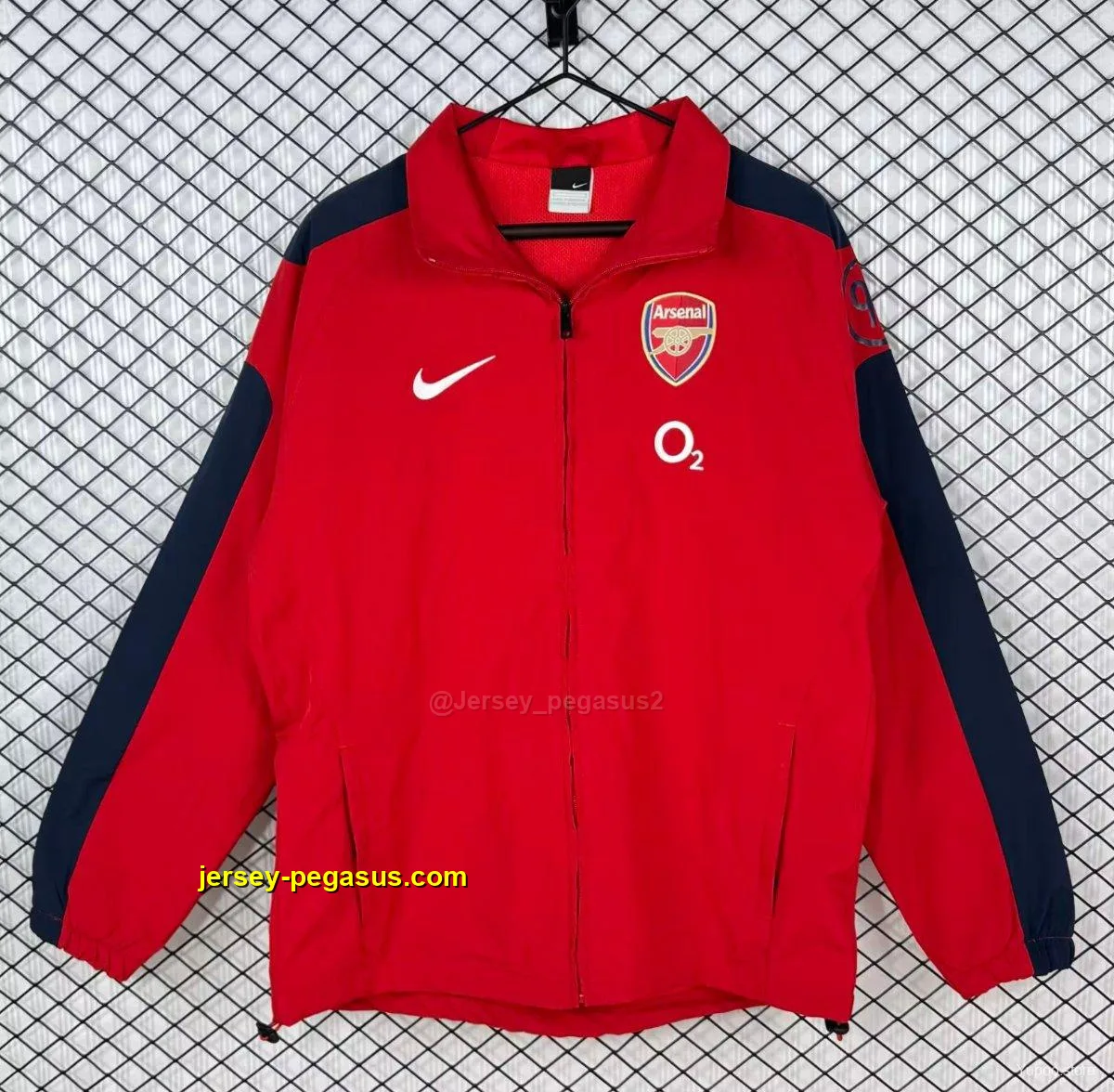 Retro Arsenal Home Red Windbreaker Retro Arsenal Home Red Windbreaker