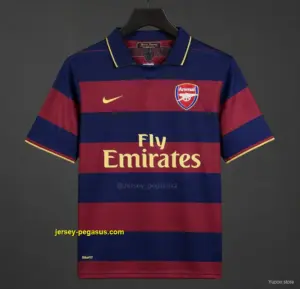 Retro Arsenal Third Dark BlueMaroon Jersey
