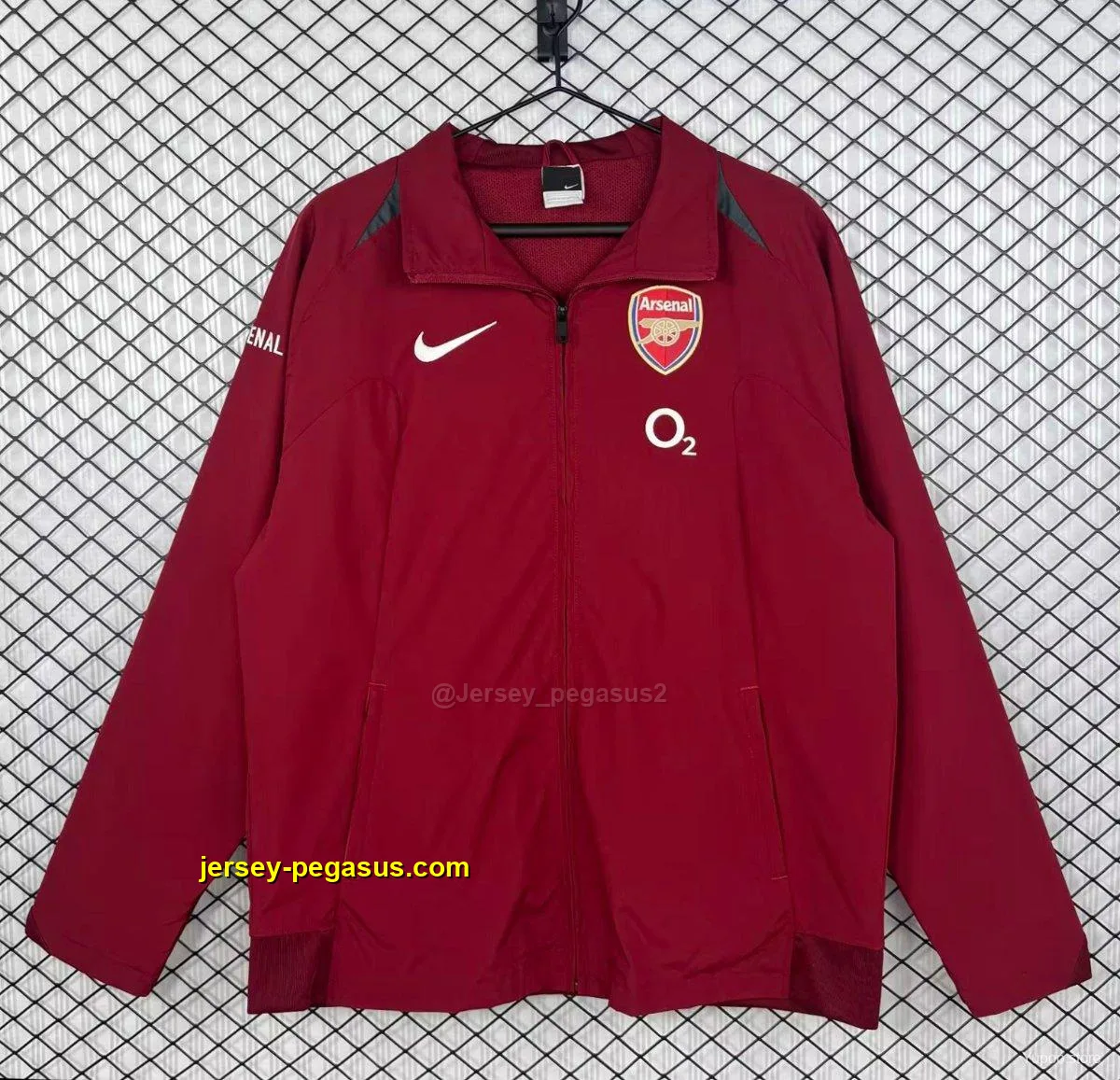 Retro Arsenal Third Wine Windbreaker Retro Arsenal Third Wine Windbreaker