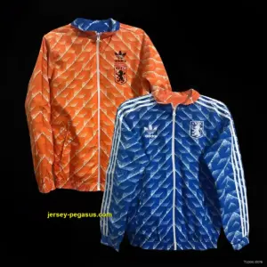 Retro Aston Villa Reversible BlueOrange Jacket