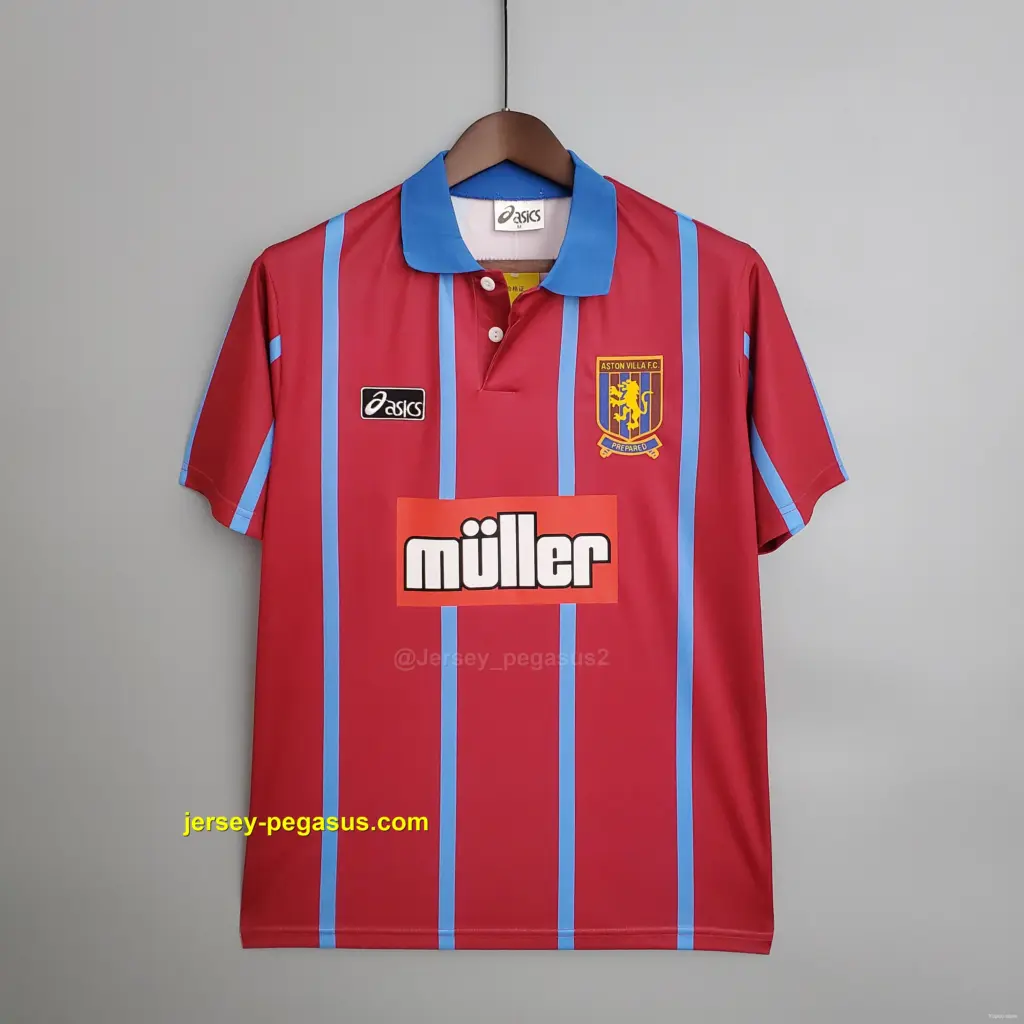 Retro Aston Villa home Soccer Jersey